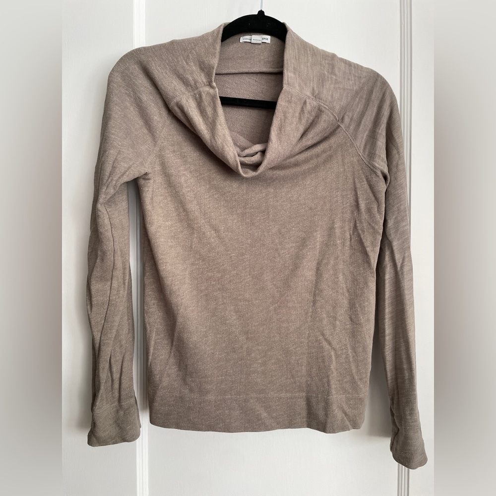 James Perse Long Sleeved Cowl Sweater